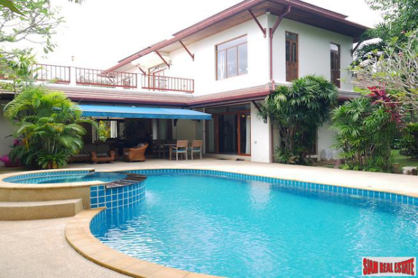 Baan Prangthong | Beautiful Two Storey House with Pool and Macca Wood Floors for Sale in Chalong-1