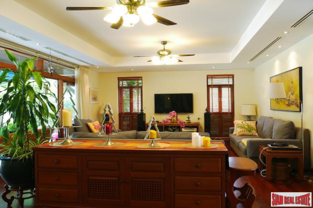 Baan Prangthong | Beautiful Two Storey House with Pool and Macca Wood Floors for Sale in Chalong-14