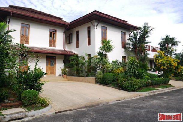 Baan Prangthong | Beautiful Two Storey House with Pool and Macca Wood Floors for Sale in Chalong-30