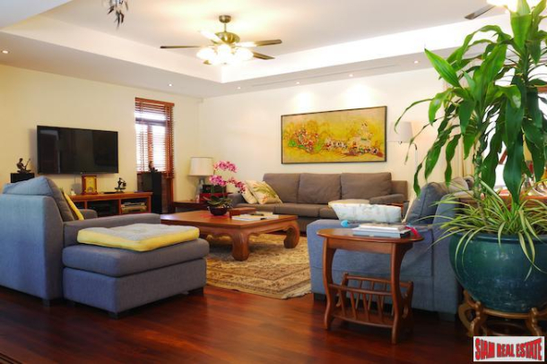 Baan Prangthong | Beautiful Two Storey House with Pool and Macca Wood Floors for Sale in Chalong-4