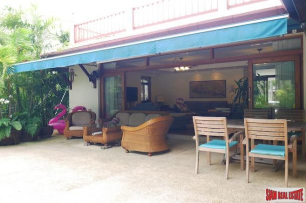 Baan Prangthong | Beautiful Two Storey House with Pool and Macca Wood Floors for Sale in Chalong-8