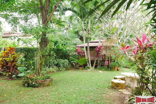 Baan Prangthong | Beautiful Two Storey House with Pool and Macca Wood Floors for Sale in Chalong-9