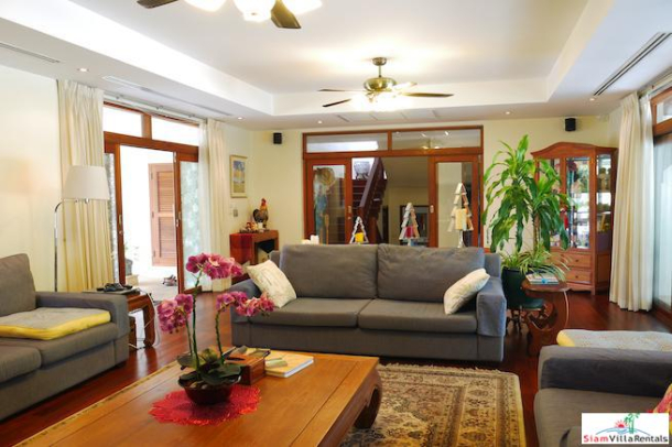 Baan Prangthong | Beautiful Two Storey House with Pool and Macca Wood Floors for Rent in Chalong-3
