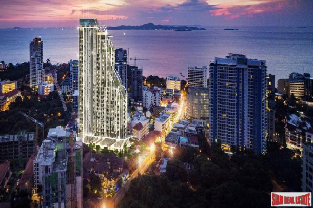 Pre-Sales of Exciting New High-Rise with Panoramic Sea Views at Pratumnak Hill - 1 Bed Plus-4