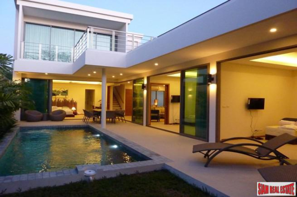 Modern Four Bedroom Pool Villa with Rooftop Terrace for Sale-1