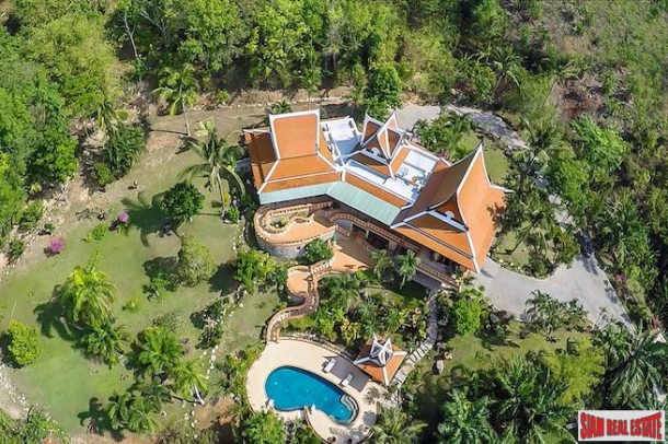 Vichudahills | Luxury Thai-style Sea View Pool Villa for Sale in Layan Beach-11