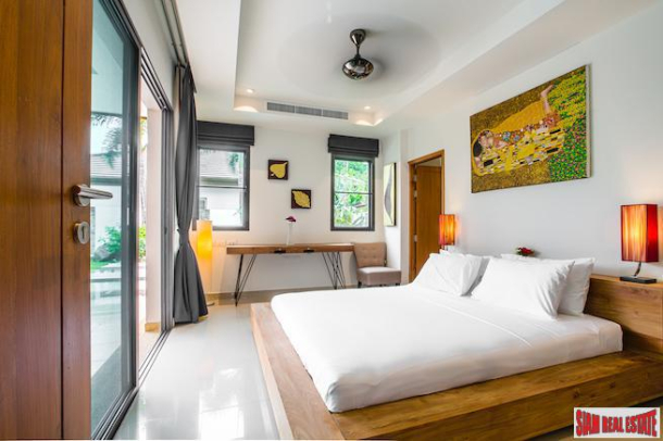 Contemporary Two Bedroom Private Pool Villa with Large Private Garden in Cherng Talay-9