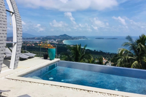 3 Bedroom Pool Villa with Sea View in Chaweng Noi, Koh Samui-14