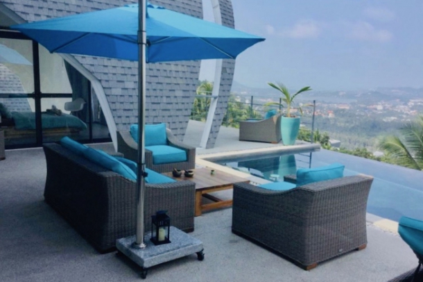 New 3 Bedroom Sea View Villa, Chaweng Noi, Koh Samui-22
