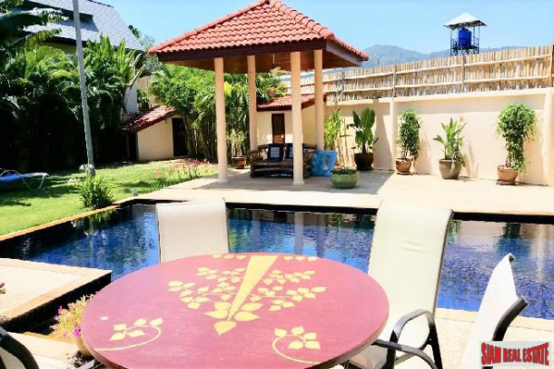 Thai Style Three Bedroom Pool Villa with Large Garden for Sale in Rawai-12