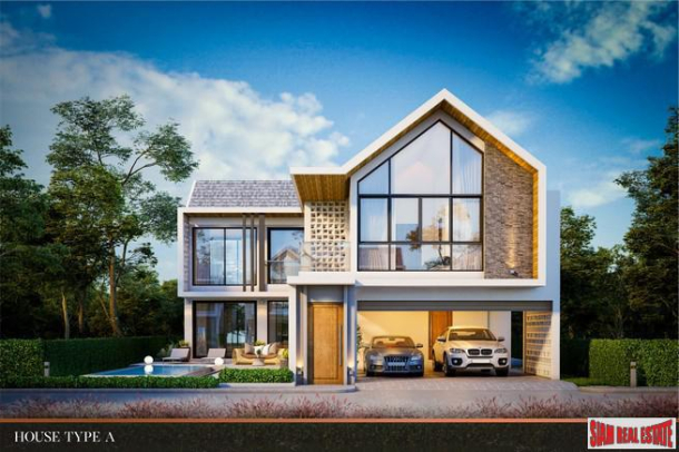 New Two Storey Three Bedroom House Development in Huai Yai, Pattaya-5