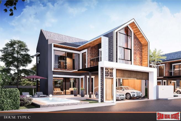New Two Storey Four Bedroom House Development in Huai Yai, Pattaya-1