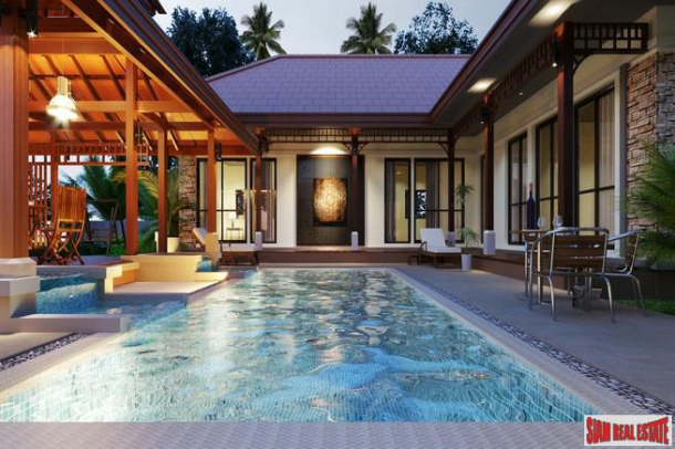 Modern & Private  Bali Style Pool Villa Development with 2-5 Bedrooms in Cherng Talay-5
