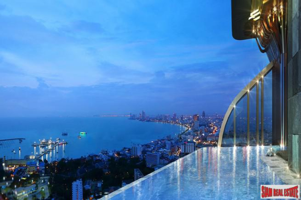Panoramic Sea Views from this New Pattaya City Condominium - One Bedroom Available-13
