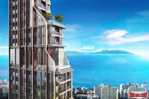 Panoramic Sea Views from this New Pattaya City Condominium - One Bedroom Available-18