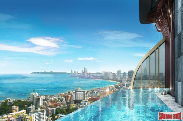 Panoramic Sea Views from this New Pattaya City Condominium - One Bedroom Available-9