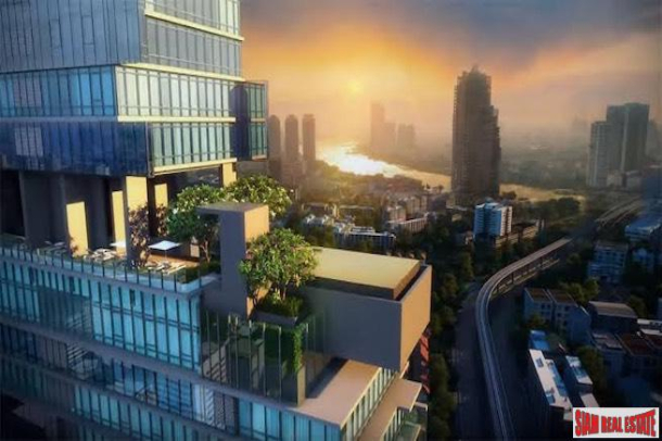 The Bangkok Sathorn | Luxury One Bedroom with Private Elevator and City Views for Sale in Surasak-11