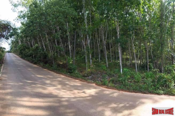 Large Flat 20+ Rai Land Plot  with Nice Mountain View for Sale in Nong Thaley, Krabi-2
