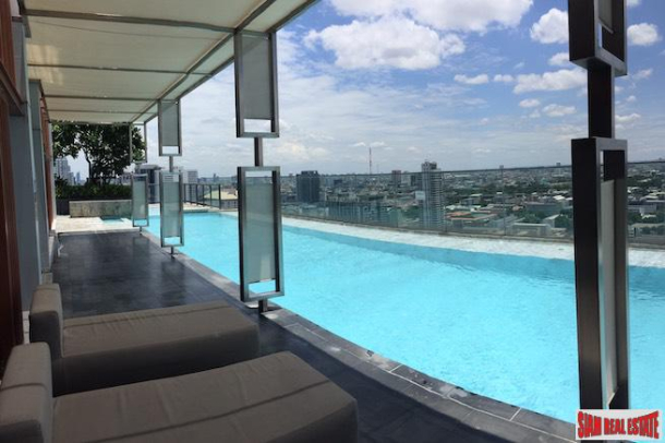 Pyne by Sansiri | Luxury One Bedroom for Rent with City & Pool Views very close to BTS Ratchathewii-19