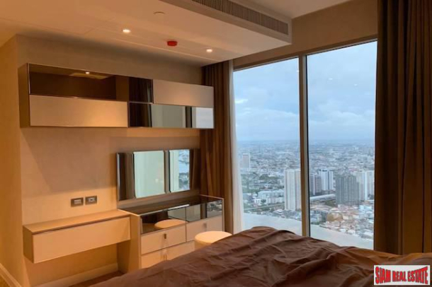 Magnolias Waterfront Residences - 61st Floor Three Bedroom Condo for Sale with Panoramic River & City Views in Silom/Sathorn-21