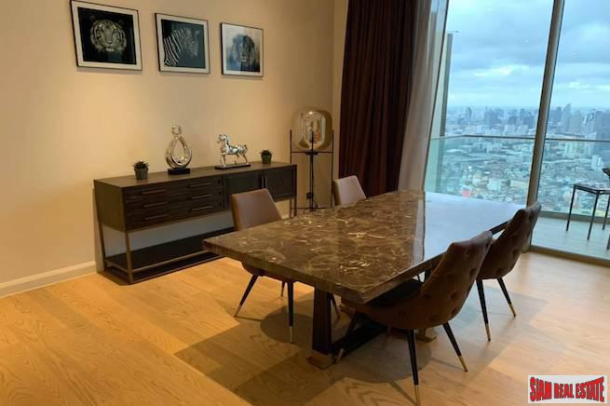 Magnolias Waterfront Residences - 61st Floor Three Bedroom Condo for Sale with Panoramic River & City Views in Silom/Sathorn-9