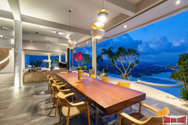 Ultra Luxury Amazing 5 Bed Sea View Villa, 270Â° Panorama in Chaweng Noi, Koh Samui-11