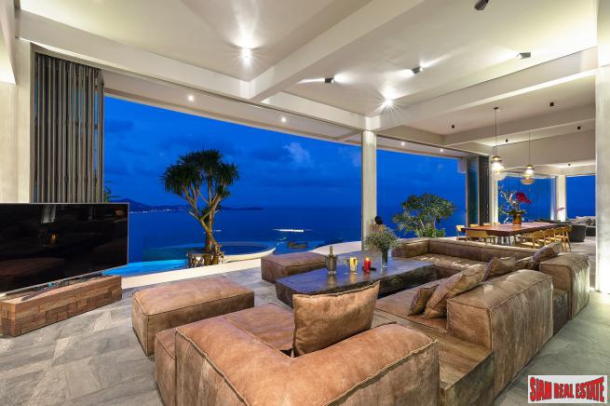 Ultra Luxury Amazing 5 Bed Sea View Villa, 270Â° Panorama in Chaweng Noi, Koh Samui-3