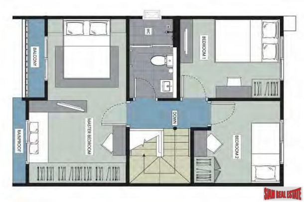 Modern Luxury Lanna Style High-Rise Condominium in Chang Klan for Sale - Three Bedroom-25