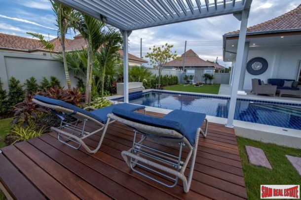 New Three Bedroom Private Pool House with Gardens & BBQ Area for Sale in Hua Hin-17
