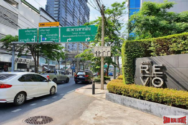 Noble Revo Silom | New Large One Bed 55 sqm Corner Unit on the 12A Floor - Investment Opportunity - 34% Under Market Price-11