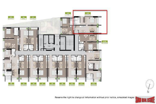 Noble Revo Silom | New Large One Bed 55 sqm Corner Unit on the 12A Floor - Investment Opportunity - 34% Under Market Price-30
