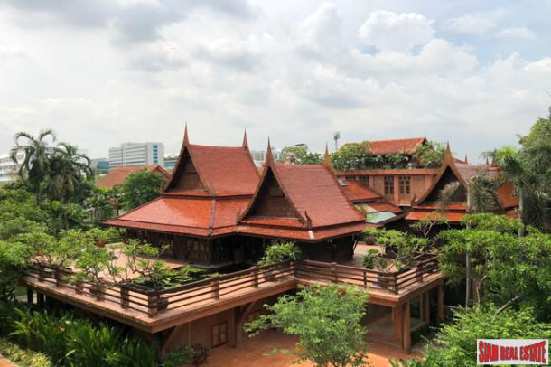Traditional Thai Style House with Six Bedrooms and Wrap Around Terrace for Sale in Laksi-1