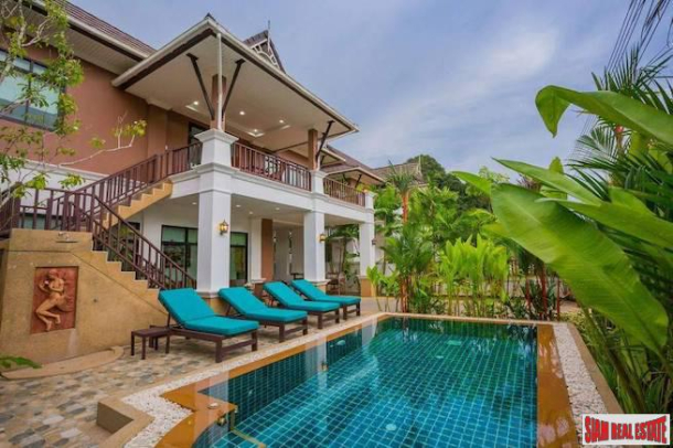 Large Two Storey Three Bedroom Home with Beautiful Blue Tiled Pool in Ao Nang-1