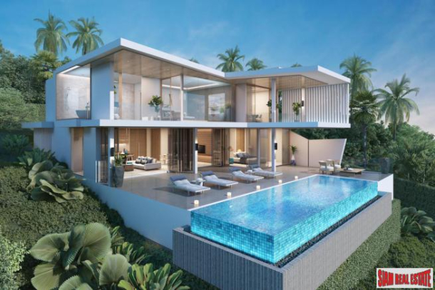 New 4 Bedroom Pool Villa with Sea View in Chaweng Noi, Koh Samui-8