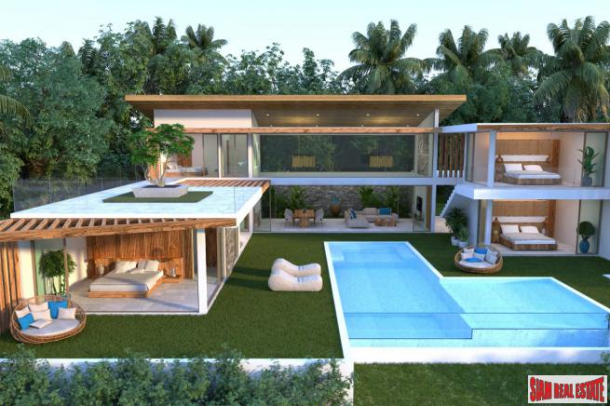 New 4 Bedroom Pool Villa with Sea View in Chaweng Noi, Koh Samui-5