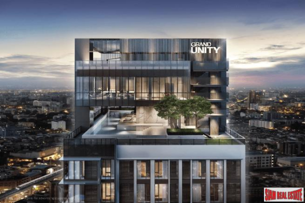 New Luxury High-Rise Just Completed Next to BTS at Ratchayothin, Chatuchak - Studio Units-3
