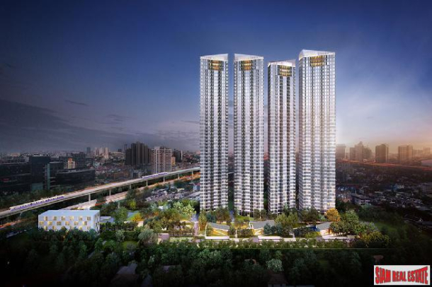 New Off-Plan Mega Project of Condos in Green Surroundings with River and City Views at Sukhumvit 64, Punnawithi - 1 Bed 28 sqm Units-1