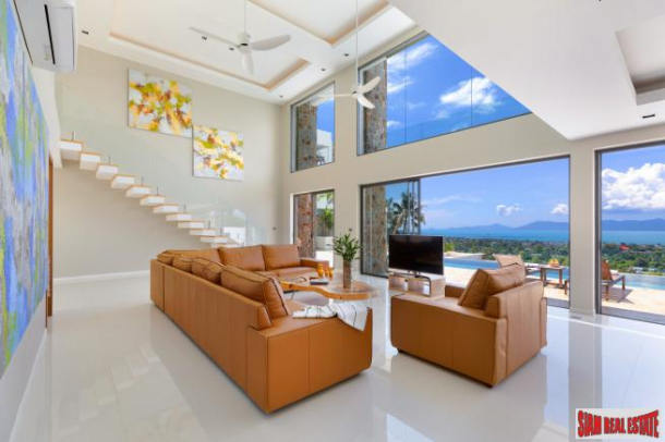 New 4 Bedroom Villa with Sea View in Bo Phut Hills, Koh Samui-11