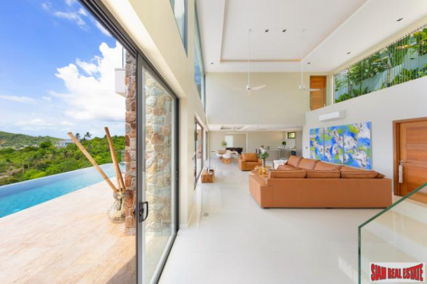 New 4 Bedroom Villa with Sea View in Bo Phut Hills, Koh Samui-12