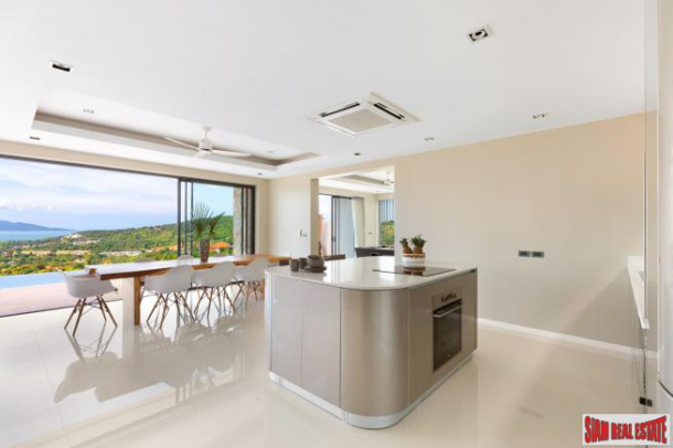 New 4 Bedroom Villa with Sea View in Bo Phut Hills, Koh Samui-17