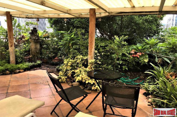 Sukhumvit Suite | Beautiful Large 1 Bed Condo for Rent with Terrace Balcony Garden of 50 sqm +, Sukhumvit 13, BTS Nana-1