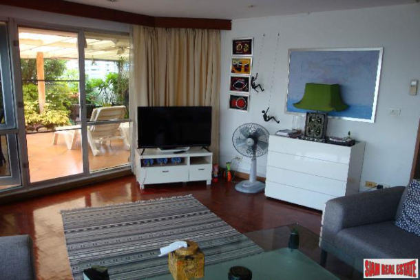 Sukhumvit Suite | Beautiful Large 1 Bed Condo for Rent with Terrace Balcony Garden of 50 sqm +, Sukhumvit 13, BTS Nana-7