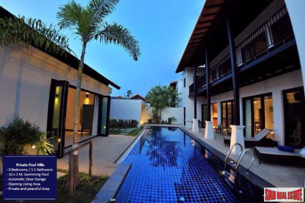 Luxury Two Storey Three Bedroom Pool Villa for Sale in a Peaceful Area of Cherng Talay-2
