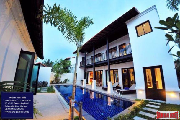Luxury Two Storey Three Bedroom Pool Villa for Sale in a Peaceful Area of Cherng Talay-4