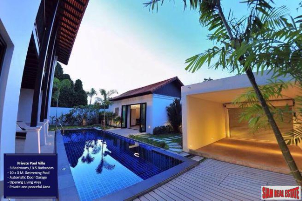 Luxury Two Storey Three Bedroom Pool Villa for Sale in a Peaceful Area of Cherng Talay-5