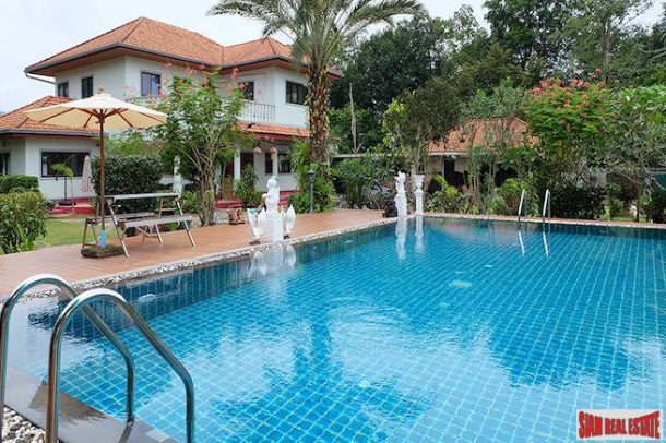 Large Four Bedroom Pool Villa on 2-1-16.8 Rai with Three Additional Buildings - Excellent Rental Potential-1