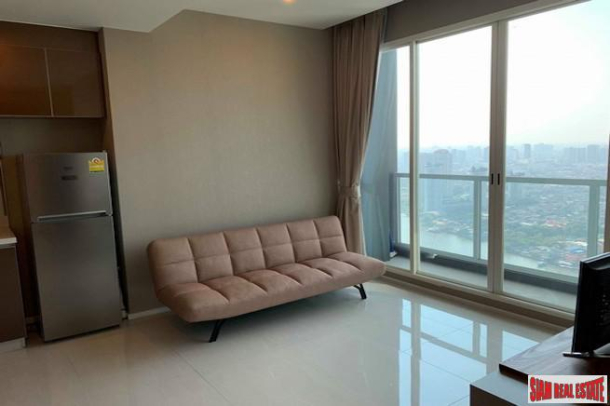 Menam Residences Condominium | One Bedroom with Super River Views for Sale  in Saphan Taksin-8