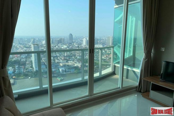 Menam Residences Condominium | One Bedroom with Super River Views for Sale  in Saphan Taksin-9