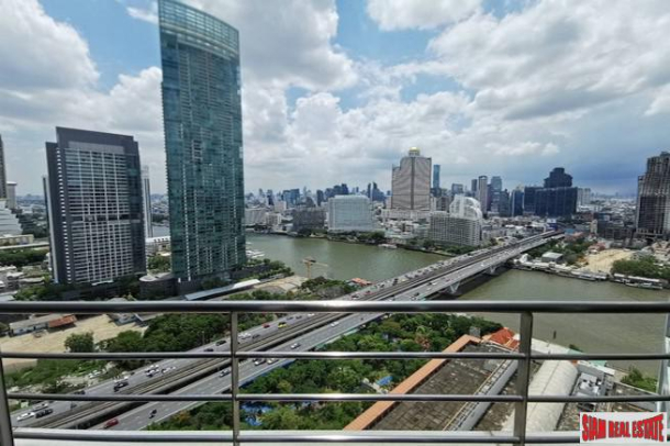 Baan Sathorn Chaophraya | Exceptional River Views from this Two Bedroom Condo for Sale in Saphan Taksin-1