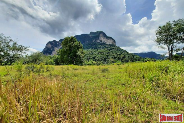Over Four Rai of Flat Land and Beautiful Mountain Views for Sale in Khao Thong, Krabi-6